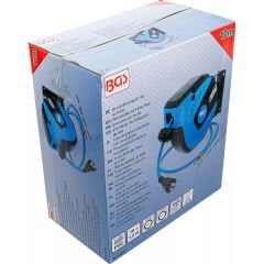 BGS 3297 Otomatik Geri Sarmalı Basınçlı Havalı Hortum Makarası 10 m