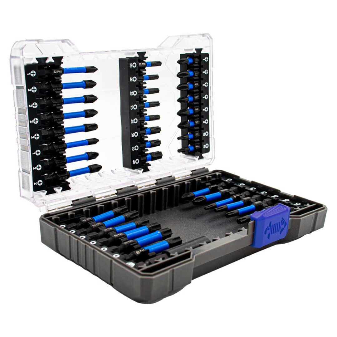 Teknik Drill's Impact 38 Parça Vidalama Bits Uç Seti