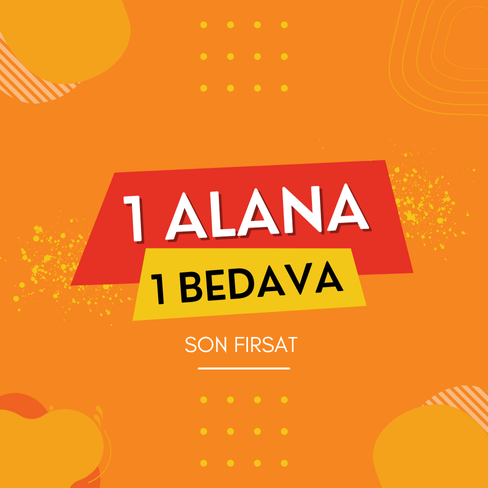 Kampanyalı Ürünlerde 1 Alana 1 Bedava